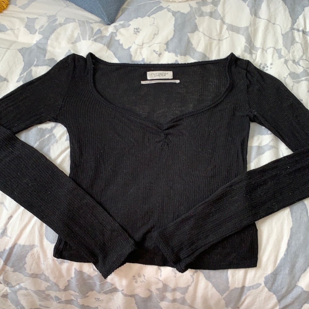 Out From Under black long sleeve top. XS